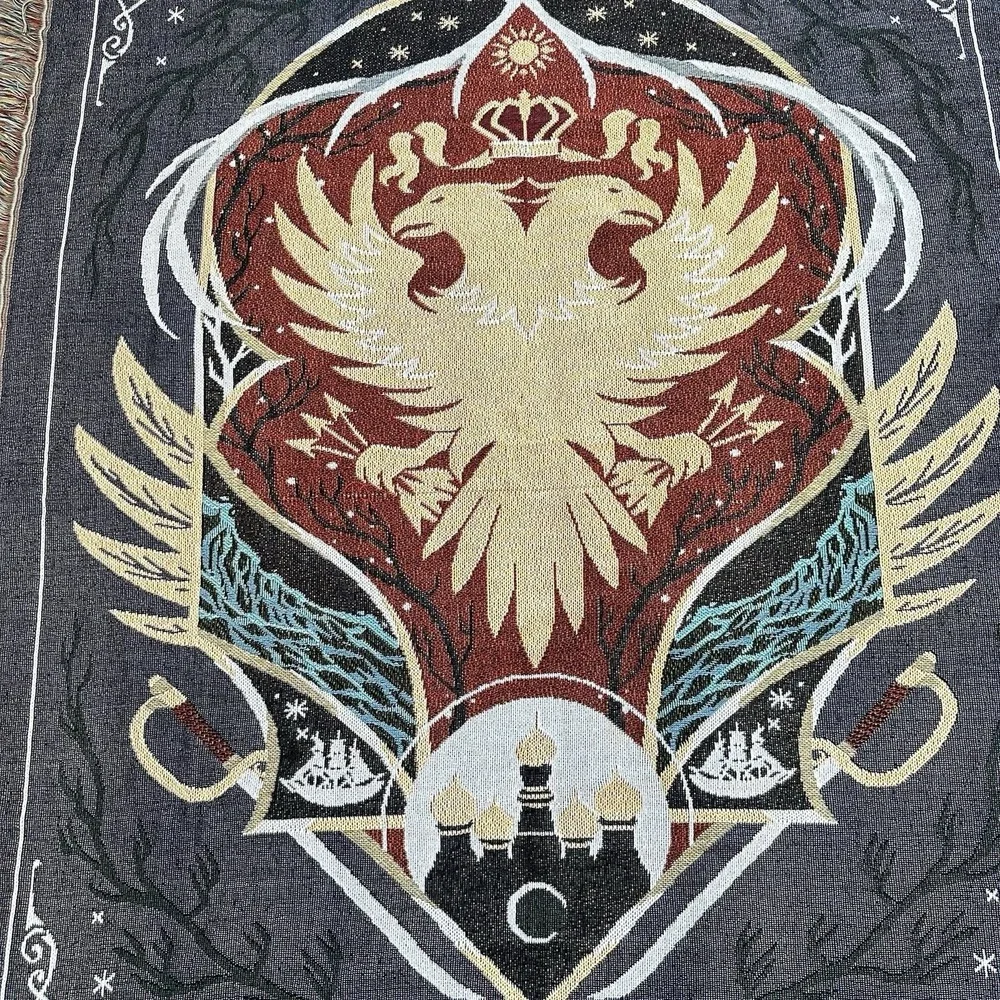 King Of Scars Tapestry Throw Blanket 60x51 Rule‎ Of Wolves Cozy Decor